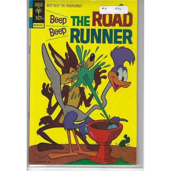 1975 #51 ROAD RUNNERS GOLD KEY COMIC 25 CENTS 90189-507