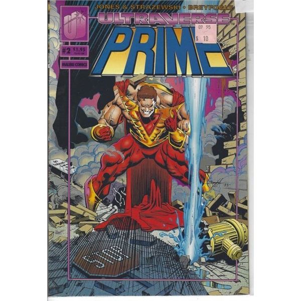 ULTRAVERSE PRIME MALIBU COMIC BOOK #2