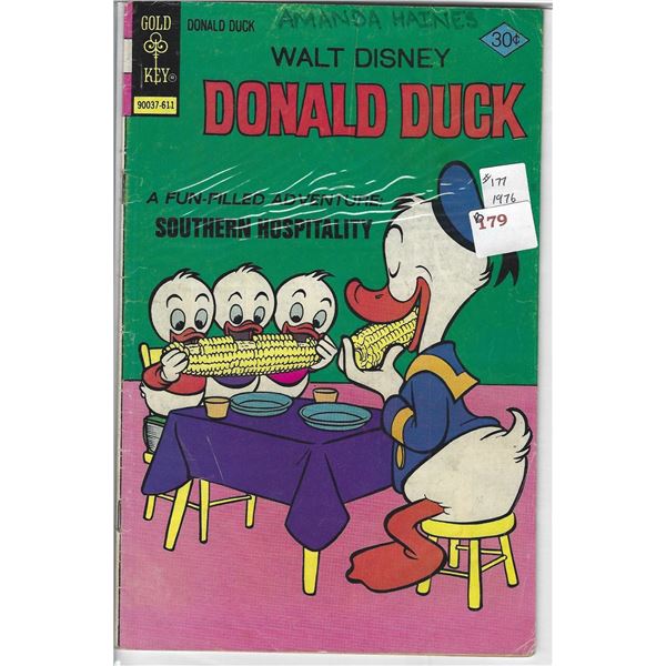 1976 #177 WALT DISNEY DONALD DUCK GOLD KEY COMIC 90037-611 30 CENTS