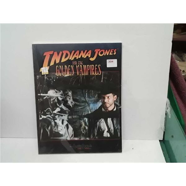 Indiana Jones and the golden vampires Master book game product West End games