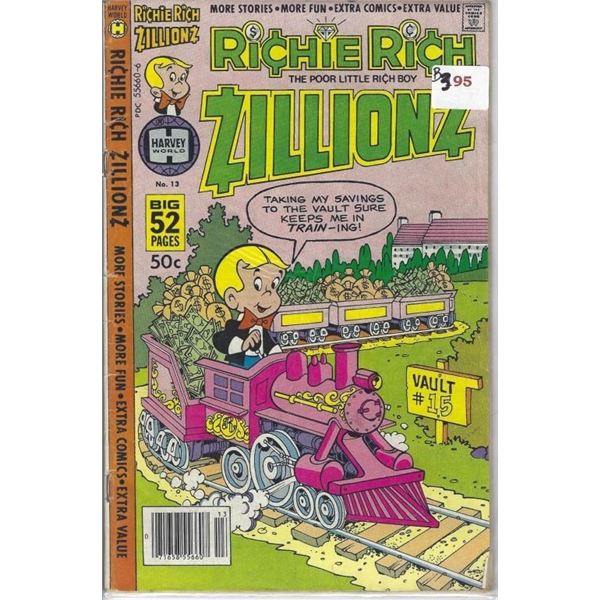 RICHIE RICH  ZILLIONS  #13 50 CENTS