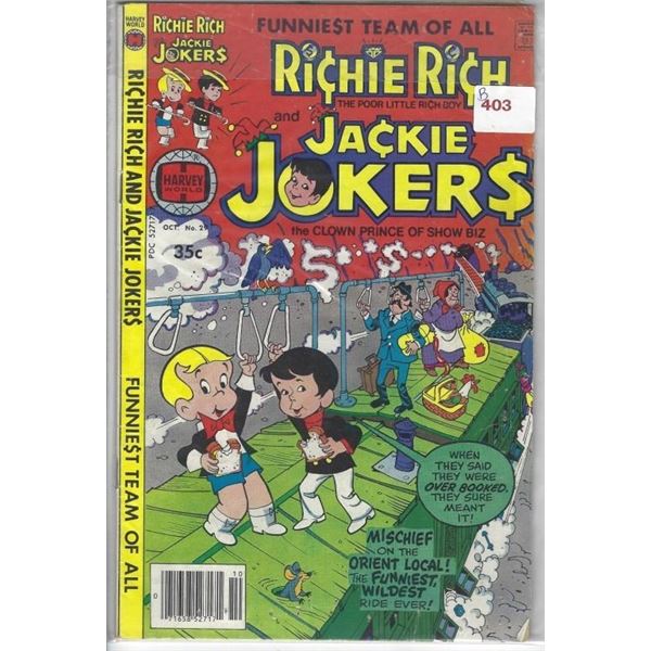 RICHIE RICH  & JACKIE JOKER  #29 35 CENTS