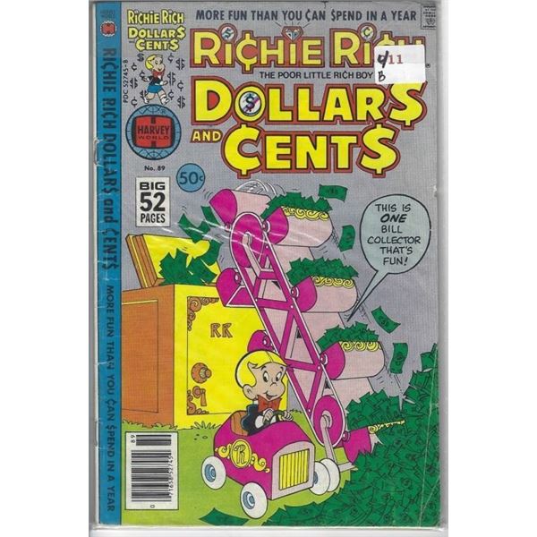 RICHIE RICH  DOLLARS & CENTS  #89 50 CENTS