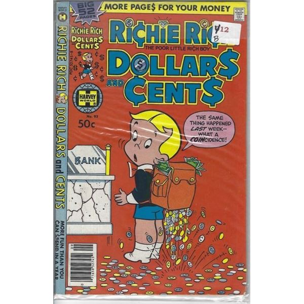 RICHIE RICH  DOLLARS & CENTS  #93 50 CENTS