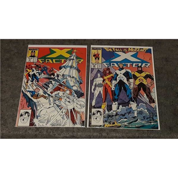 Pair of vintage X Factor Marvel comic books