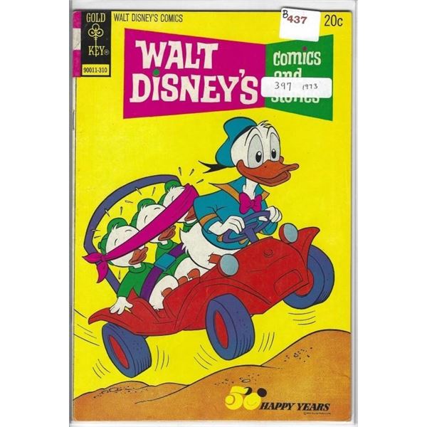 GOLD KEY COMICS WALT DISNEY'S COMICS AND STORIES 1973