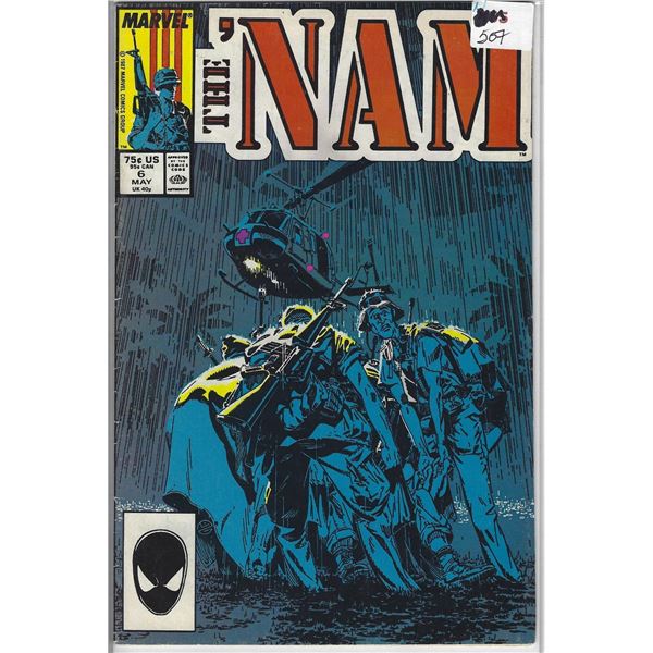 1987 THE NAM MARVEL COMIC #6 MAY 75 CENTS