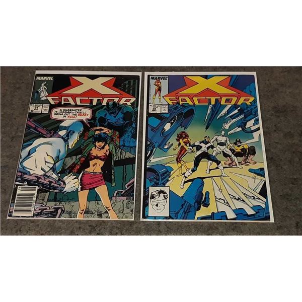 Pair of vintage X-Factor comic books