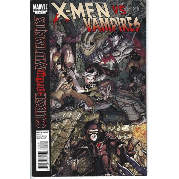 X-MEN VS VAMPIRES MARVEL COMIC $3.99 LIMITED SERIES 2 OF 2