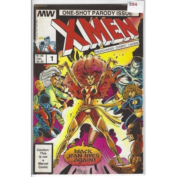 1985 MILKY WAY COMICS XMEN #1 $1.50 US $2.30 CAN