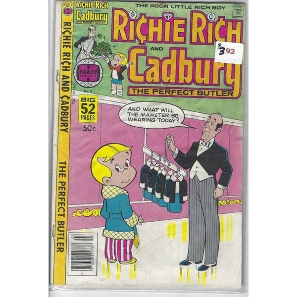 RICHIE RICH  AND CADBURY  #3 50 CENTS