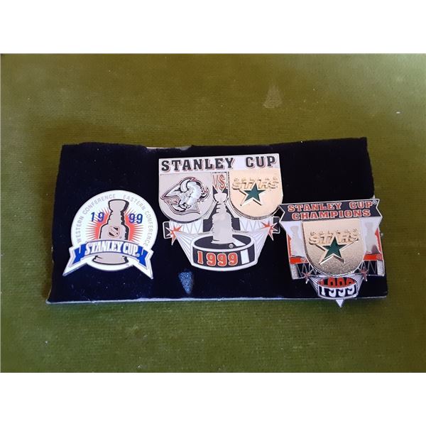 assorted NHL pins