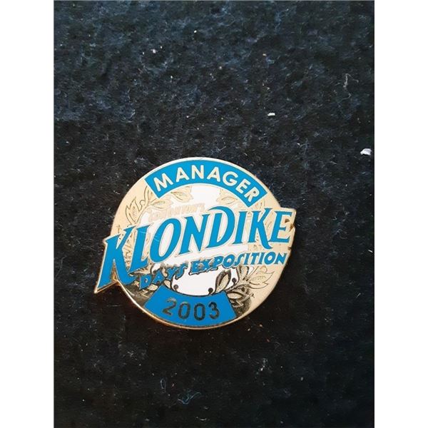 2003 Edmonton Klondike days manager’s pin