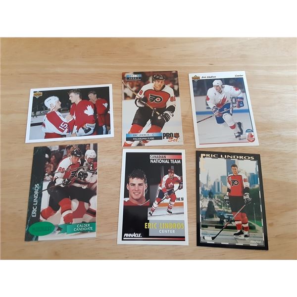 assorted Eric Lindros cards