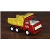 Image 1 : Vintage metal Tonka dump truck probably 1/64 scale was hit by a rock on the windshield