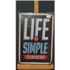 Image 1 : New life is simple it's just not easy metal sign
