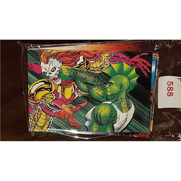 Package of the Savage dragon Image Comics trading cards