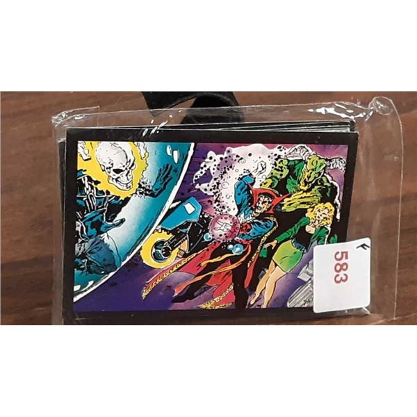 Vintage 1992 package Ghost Rider 2 Marvel Entertainment Group trading cards