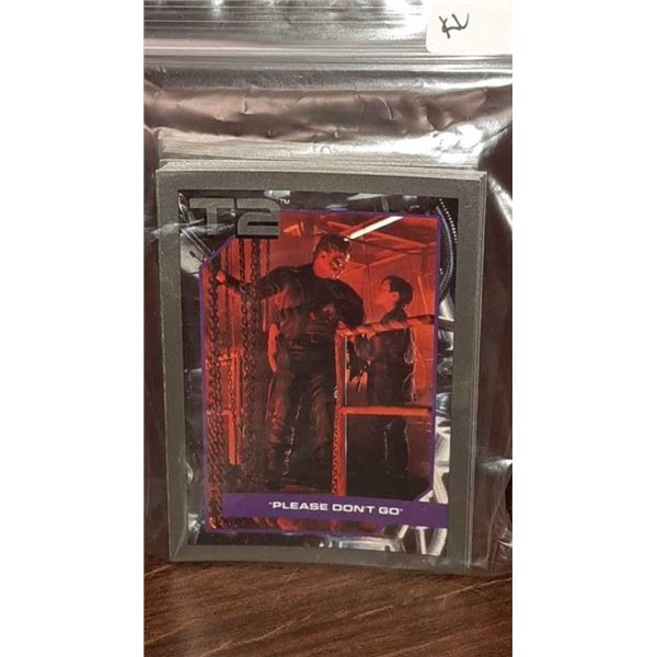 Package of 30 Terminator 2 collector trading cards