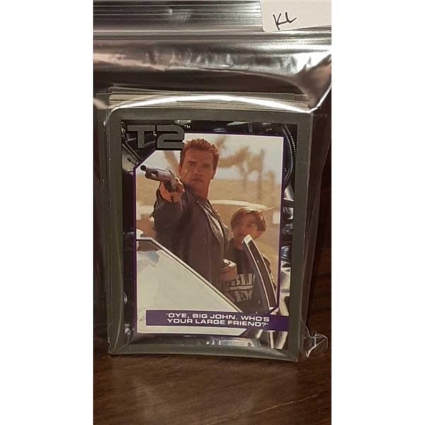 Package of 30 Terminator 2 collector trading cards