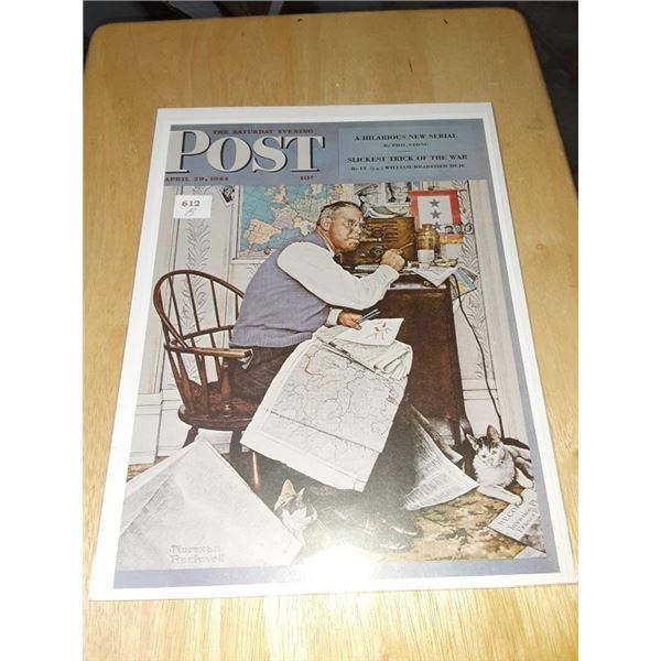 10” x 13” Saturday Evening Post advertisement