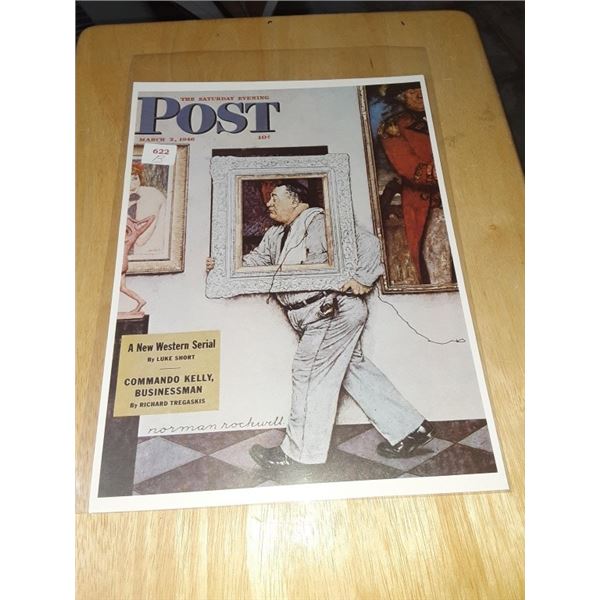 10” x 13” Saturday Evening Post advertisement