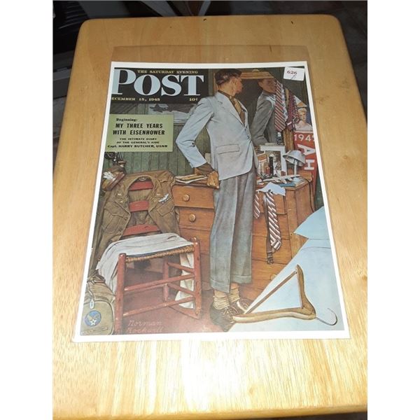 10” x 13” Saturday Evening Post advertisement