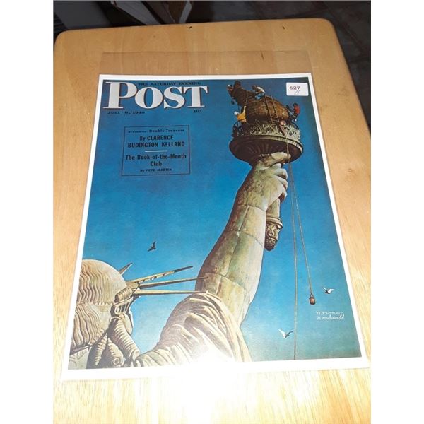 10” x 13” Saturday Evening Post advertisement