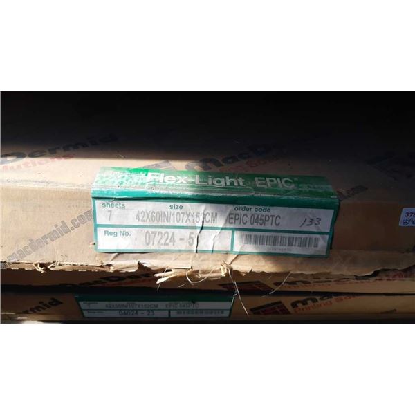 BOX .045 PHOTO POLYMERE PRINTING PLATES 42  X 60 