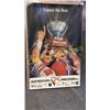 Image 1 : Vintage Vanier Cup poster 22 in by 33.5 in laminated some pinholes