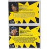 Image 1 : 2 1992 PRO SET CARDS RAY BOURQUE ADAM CREIGHTON (1004)