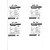 Image 1 : UNCUT SHEET OF 4 2013--2014 POST HOCKEY CARDS JOSH HO-SANG, NICOLAS PETAN, ANTHONY DELUCA & TRISTAN 