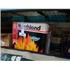 Image 2 : Northland firelogs in box with folding wooden table
