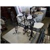 Image 2 : Lot of decorative metal towel racks, candle stands and paper holders