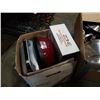 Image 2 : 2 boxes of pots, pans, stability ball and more