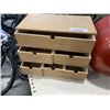 Image 2 : WOOD ORGANIZER, PORTABLE AIR TANK AND METAL STANDS
