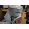 Image 8 : 2 BOXES OF KITCHEN ITEMS, APPLIANCES, COPPER POT ON STAND, COFFEE MAKER, FAN