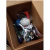 Image 1 : Box of filter masks, emergency ponchos, safety light sticks and more