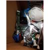 Image 2 : Box of filter masks, emergency ponchos, safety light sticks and more