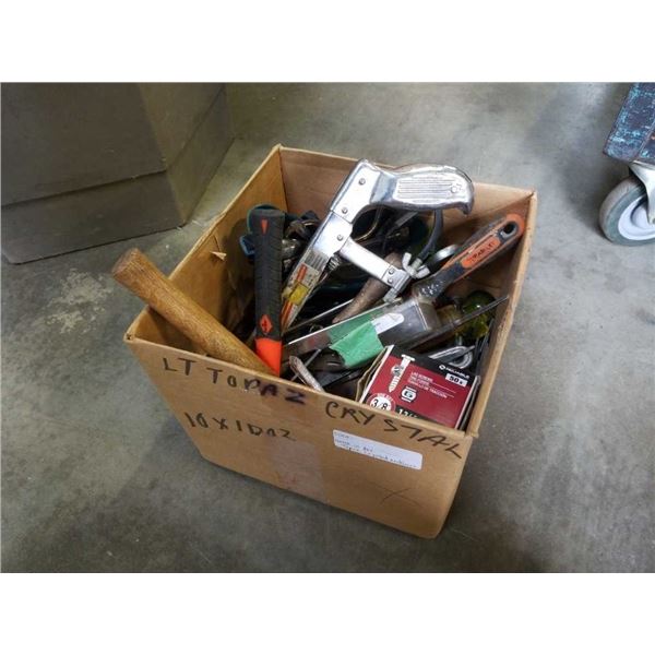 Box of various tools