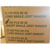 Image 2 : BOX OF TIMBER LOK 2x6 SHORT SINGLE JOIST HANGERS 200PCS