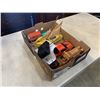 Image 1 : Wood racer, wooden sailboat, a sah remote control Camaro Z28 e, Buddy L, vintage Tonka van