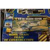 Image 2 : RUFFNTUFF WORK TRAIN AND HELLER MODEL PLANE DRAGON RAPIDE