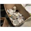 Image 2 : Box of china dishes and box of china cups