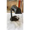 Image 8 : CAST IRON LAMP, NO WIRING AND SHOTGUN SHELL COIN BANK