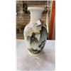 Image 2 : EASTERN VASE, FIGURE AND 2 HAND PAINTED LIDDED DISHES