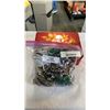 Image 1 : LARGE TIN OF JEWELLERY AND BAG