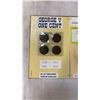 Image 2 : 4 GEORGE V 1 CENT COINS AND COLLECTORS CANADA POST PIN
