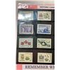 Image 2 : 16 DIFFERENT HISTORIC CANADIAN STAMPS AND PACK OF 100 WORLD WIDE STAMPS