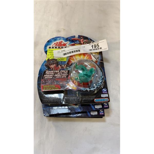 BAKUGAN NEW UNOPENED BOOSTER PACKS AND 5 CARD BOOSTER PACKS